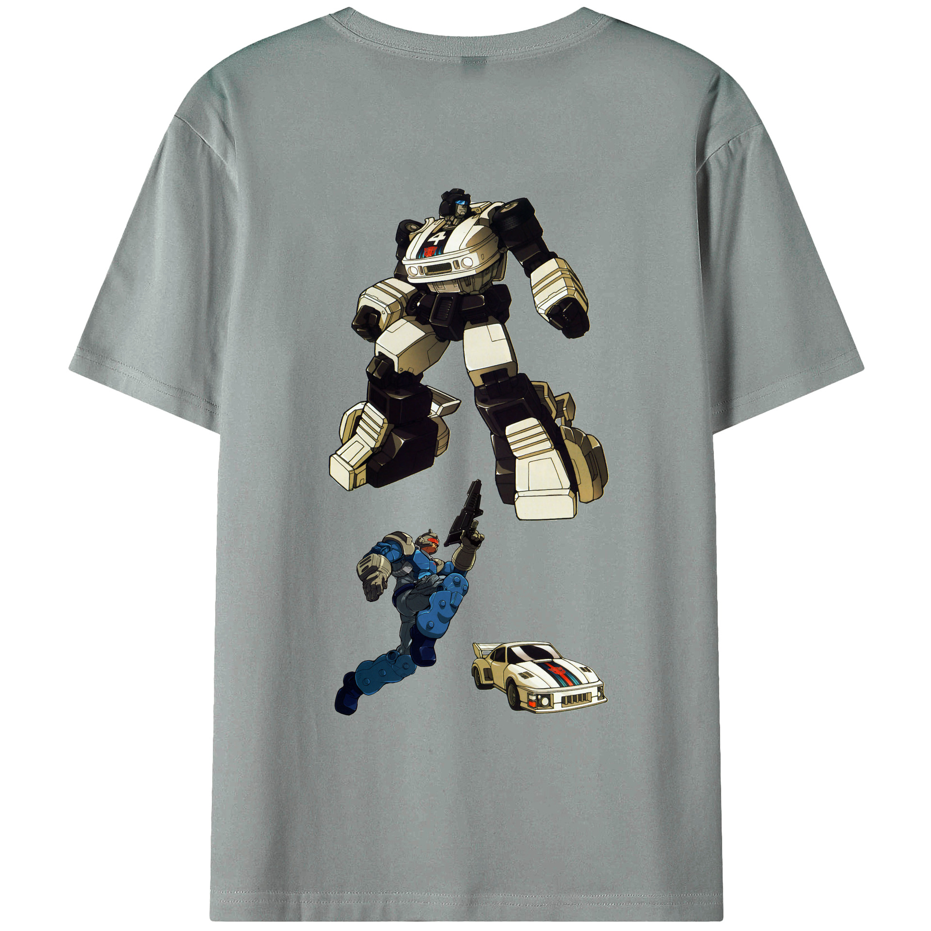 （画像用）  綿100％ メンズ半袖Tシャツ（バックプリント） 通気性